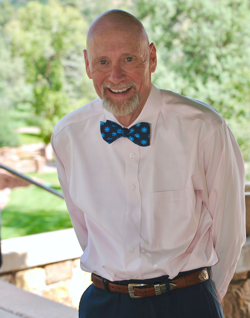 Bob Barrows outdoors at glen eyrie hotel